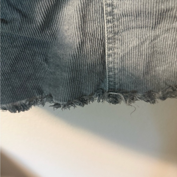 American Eagle Outfitters Light Gray Denim Overalls - Picture 3 of 6